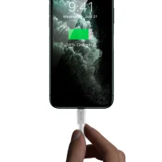 Baseus BMX MFI mini kábel USB Type-C PD 18W / Lightning 1.2m fehér