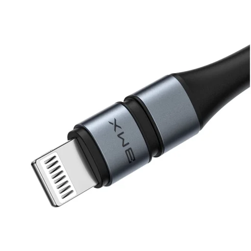 Baseus BMX MFI mini kábel USB Type-C PD 18W / Lightning 1.8m szürke - 5