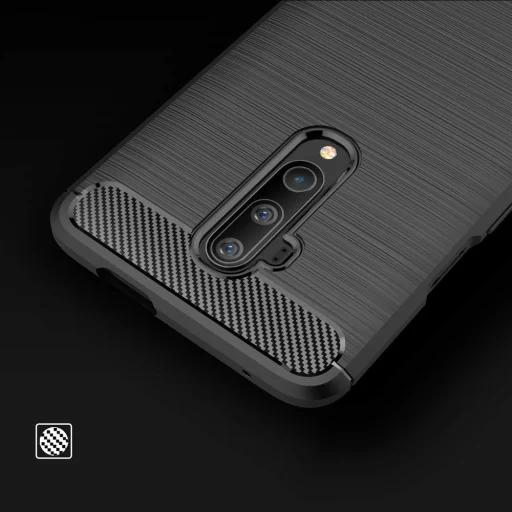 Carbon mintájú TPU tok OnePlus 7T Pro fekete - 6