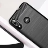 Carbon mintájú TPU tok Motorola Moto E6 Plus fekete - 3