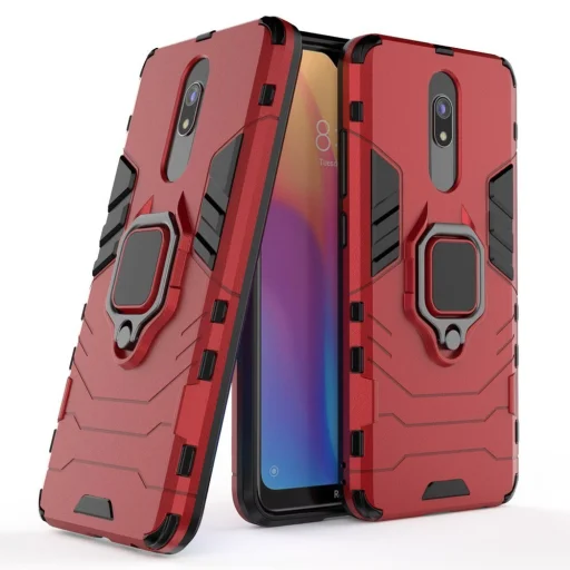Ring Armor tok kihajtható támasszal Xiaomi Redmi 8A / Xiaomi Redmi 8 piros - 1
