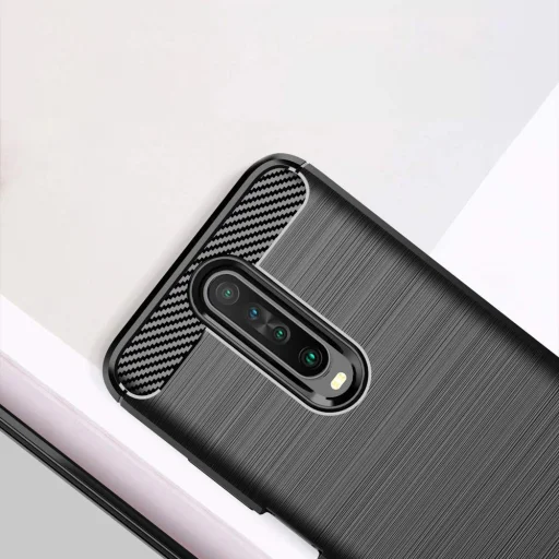 Carbon mintájú TPU tok Xiaomi Redmi K30 fekete - 5