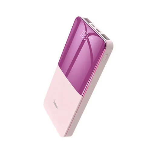 HOCO J42 Treasure 2xUSB 10000 mAh powerbank pink - 1
