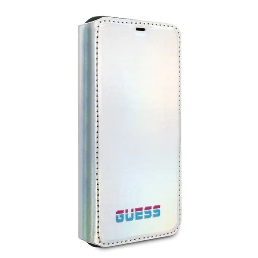 Guess Iridescent Fliptok iPhone 11 Pro ezüst (GUFLBKN58BLD) - 5