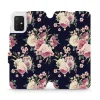 Mobiwear V068P fliptok Samsung A51 wild roses mintával thumbnail