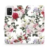 Mobiwear MD01S fliptok Samsung A51 floral mintával thumbnail
