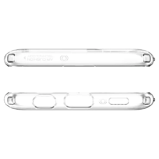 Samsung A71 Spigen Liquid Crystal flexibilis TPU gél tok Crystal Clear - 5