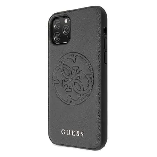 Guess Saffiano 4G Circle Logo iPhone 11 Pro tok fekete (GUHCN58RSSASBK) - 7