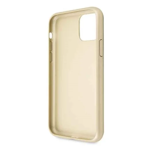 Guess Saffiano 4G Circle Logo iPhone 11 tok arany - 3