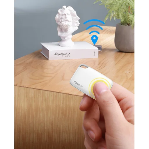 Baseus T2 mini anti-loss locator fehér, kulcskereső, okos kulcstartó - 11