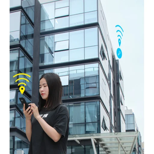 Baseus T2 mini anti-loss locator fehér, kulcskereső, okos kulcstartó - 10