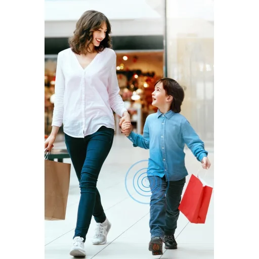 Baseus T2 mini anti-loss locator fehér, kulcskereső, okos kulcstartó - 7