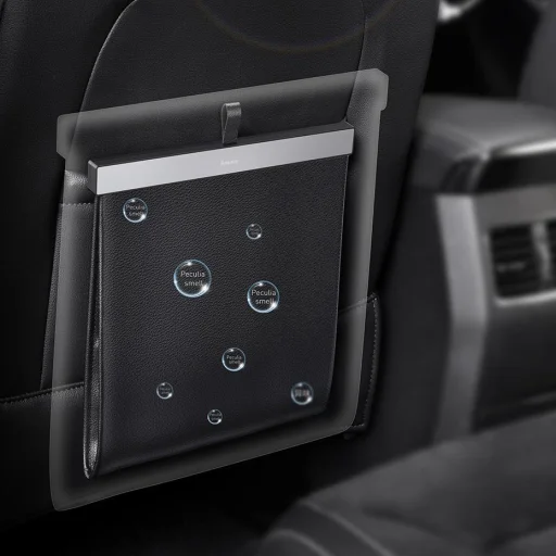 Baseus Háttámlára rögzíthető autós szemeteszsák fekete, szemetes - 13