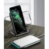 Baseus Cobble Qi vezeték nélküli gyorstöltő 15W és tartó állvány fekete (WXPG-01) thumbnail