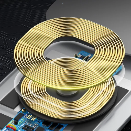 Baseus Cobble Qi vezeték nélküli gyorstöltő 15W és tartó állvány fekete (WXPG-01) - 12