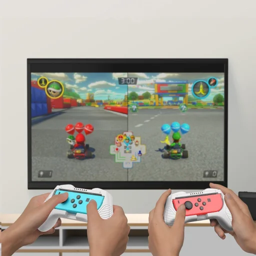 Baseus 2x Joy-Con Nintendo Switch joystick markolat szürke - 9