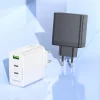 Borofone fali töltő BN12 Manager - USB + 2xType C - PD 65W 3A fekete thumbnail