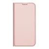 Dux Ducis Skin Pro fliptok iPhone 16-hoz kártyatartóval - rózsaszín tok thumbnail