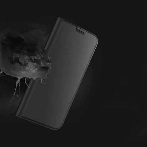 Etui Dux Ducis Skin Pro iPhone 16-hoz klapottal és kártyatartóval - fekete tok - 12
