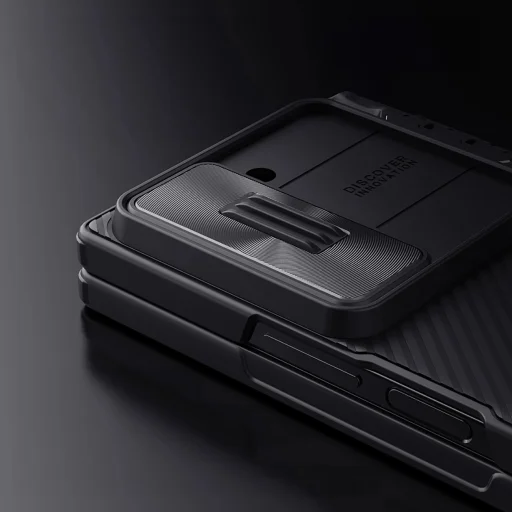 Nillkin CamShield Fold tok Samsung Galaxy Z Fold 6 5G-hez Stylus tartóval - Fekete - 9