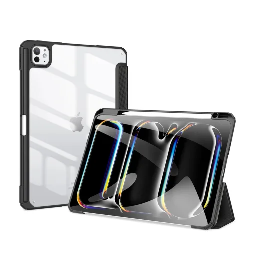 Dux Ducis Toby fliptok és állvány iPad Pro 11" 2024 - fekete tok - 2