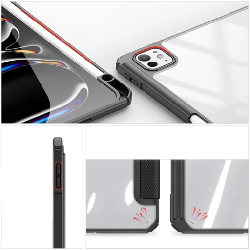 Dux Ducis Toby fliptok és állvány iPad Pro 11" 2024 - fekete tok - 6