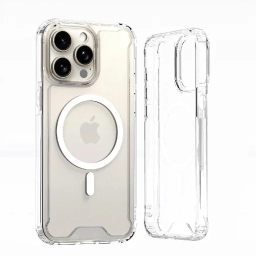 Clear Corner Case MagSafe tok iPhone 16 - átlátszó - 1