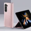 Samsung Galaxy Z Fold5 5G Dux Ducis Bril Wallet Flip Leather tok - Pink thumbnail