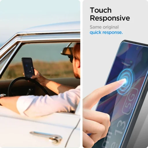 Spigen Glas.tR Slim edzett üveg Xiaomi Redmi Note 13 5G - 2 db üvegfólia - 5