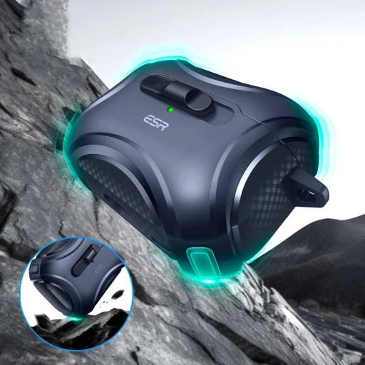 ESR Cyber Flicklock Halolock MagSafe tok Airpods Pro 1 / 2 - Kék - 5