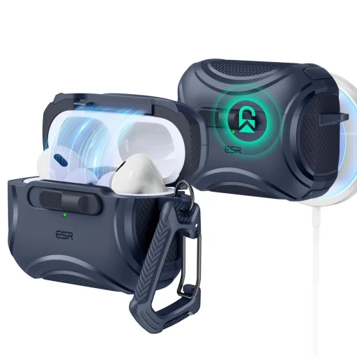 ESR Cyber Flicklock Halolock MagSafe tok Airpods Pro 1 / 2 - Kék - 1