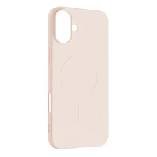 Liquid Silicone Mágneses Tok iPhone 16 - világos rózsaszín