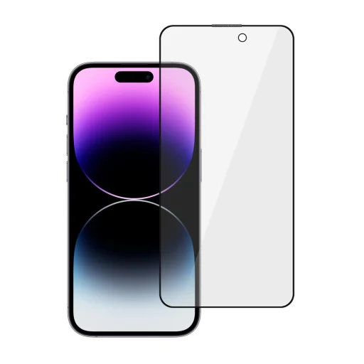 Tempered glass 10X Privacy Titanium üvegfólia iPhone 14 Pro-hoz - 2