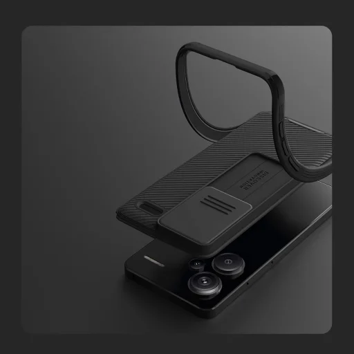 Nillkin CamShield Pro tok Xiaomi Redmi Note 13 Pro+ 5G - fekete - 7