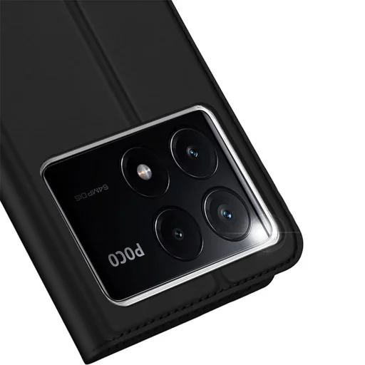 Dux Ducis Skin Pro tok Xiaomi Poco X6 Pro 5G / Redmi K70E készülékhez fliptok és kártyatartóval - fekete - 4