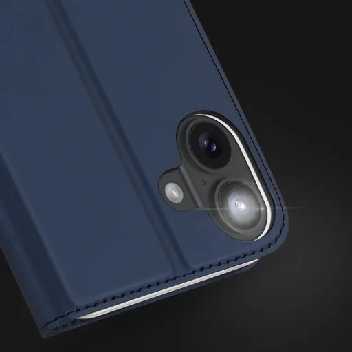 Dux Ducis Skin Pro fliptok iPhone 16-hoz kártyatartóval - kék - 15