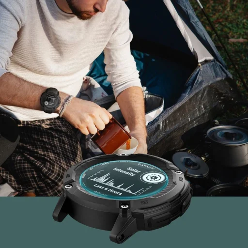 Spigen Glas.tR EZ Fit üvegfólia Garmin Instinct 2X Solar - 2 db. - 7