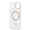 Guess GUHMP13MHTRMD iPhone 13 6.1" arany/arany kemény tok Metal Outline Magsafe tok thumbnail