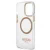 Guess GUHMP13XHTRMD iPhone 13 Pro Max 6.7" arany / arany kemény tok Metal Outline Magsafe thumbnail
