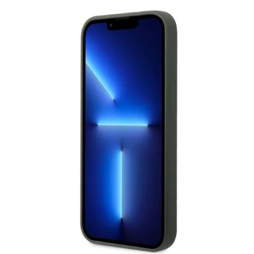 Guess GUHMP13MSBPLA iPhone 13 6.1" zöld/khaki kemény tok Szilikon Logóval MagSafe - 5