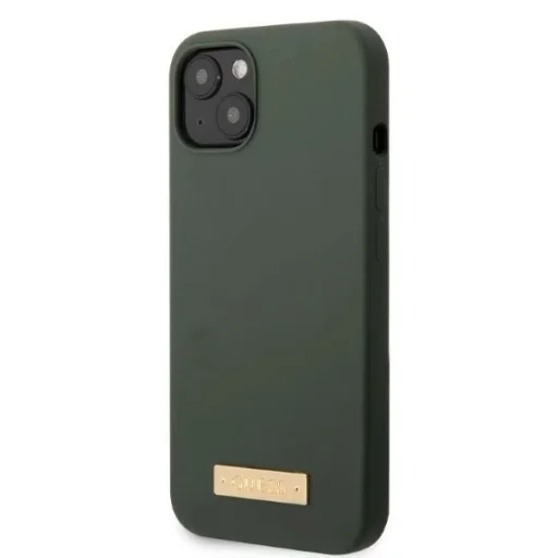 Guess GUHMP13MSBPLA iPhone 13 6.1" zöld/khaki kemény tok Szilikon Logóval MagSafe - 2