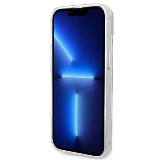 Guess GUHMP14MHTRMS iPhone 14 Plus 6.7" ezüst/ezüst kemény tok Metal Outline Magsafe tok - 5