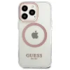 Guess Metal Outline MagSafe iPhone 13 Pro / iPhone 13 tok - rózsaszín thumbnail