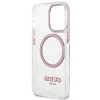 Guess Metal Outline MagSafe iPhone 13 Pro / iPhone 13 tok - rózsaszín thumbnail