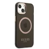 Guess Gold Outline Translucent MagSafe tok iPhone 13 - fekete thumbnail