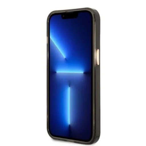 Guess Gold Outline Translucent MagSafe tok iPhone 13 - fekete - 5