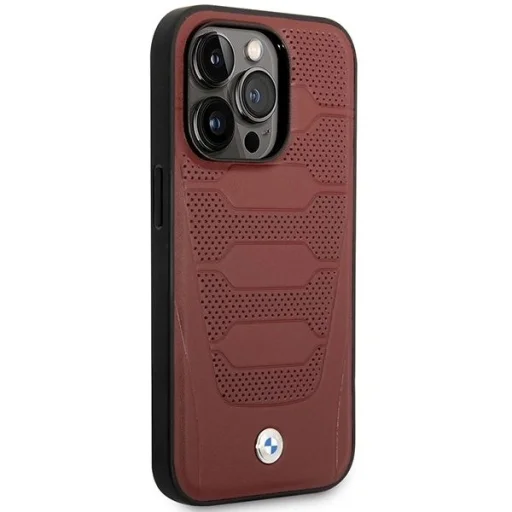 iPhone 14 Pro Max 6.7" Burgundy/burgundy Leather Seats Pattern MagSafe BMW BMHMP14X22RPSR tok - 4
