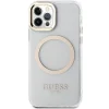 Guess Metal Outline Magsafe iPhone 12 / iPhone 12 Pro tok - arany - 3