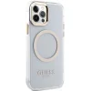 Guess Metal Outline Magsafe iPhone 12 / iPhone 12 Pro tok - arany - 4