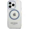 Guess Metal Outline MagSafe iPhone 13 Pro / iPhone 13 tok - kék thumbnail